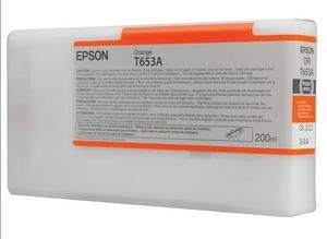 Epson C13T653A00, T653A Ink Cartridge, Stylus Pro 4900 - Orange Genuine