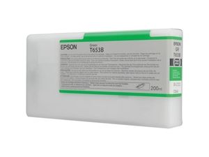 Epson C13T653B00, T653B Ink Cartridge, Stylus Pro 4900 - Green Genuine