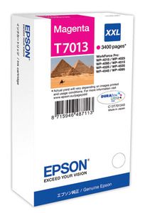 Epson C13T70134010, Ink Cartridge Extra HC Magenta, WP 4095, 4595, 4015, 4515, T7013 XXL- Original 
