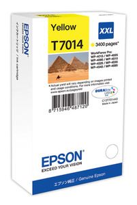Epson C13T70144010, Ink Cartridge Extra HC Yellow, WP 4095, 4595, 4015, 4515, T7014 XXL- Original