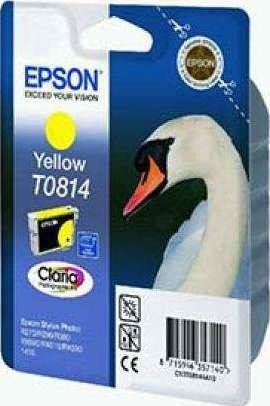 Epson C13T11144A10, Ink Cartridge Yellow, R270, R290, R295, R390, RX590- Original