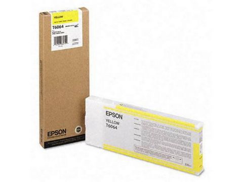 Epson T6064, C13T606400, Ink Cartridge HC Yellow, Pro 4800, 4880- Original
