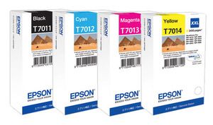 Epson T701 XXL, Ink Cartridge Extra HC 4 Colour Value pack, WP 4095, 4595, 4015, 4515- Original