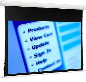 Euroscreen  MDTI1817-W Tensioned Diplomat Projection Screen
