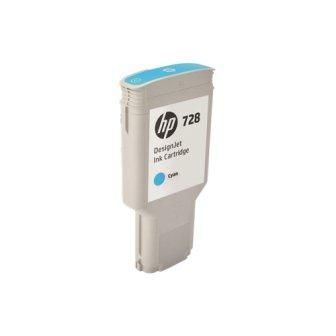 HP F9K17A, 728, Ink Cartridge Cyan, 300ml, Designjet T730, T830- Original 