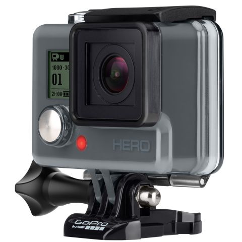 GoPro HERO Action Camera Waterproof Sport Edition Silver Helmet