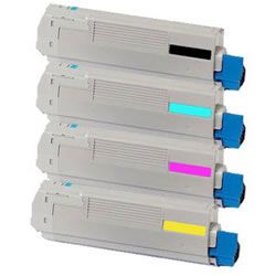 Oki 45396204, 45396203, 45396202, 45396201, HC Toner Value Pack, MC770, MC780- Original