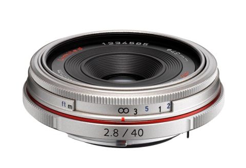 Pentax HD Pentax DA 40mm F2.8 Limited Lens (Silver)