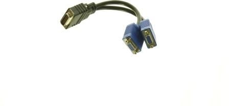 HP 339257-001, Molex DMS-59 to 2 x VGA 15-pin connectors