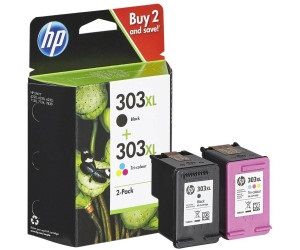 HP 3YN10AE, 303XL, HC Black and Tri-Colour Ink Cartridges, ENVY Photo 7155, 7830, Inspire 7220e, 7921e- Original 