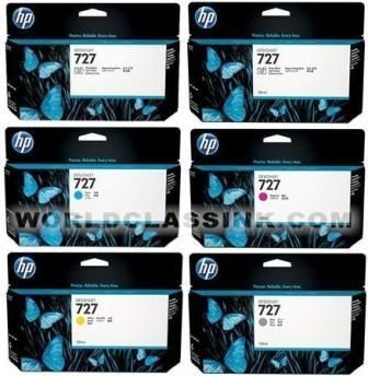 HP 727, Ink Cartridge Extra HC Multipack, T1500, T1530, T2500, T2530- Original