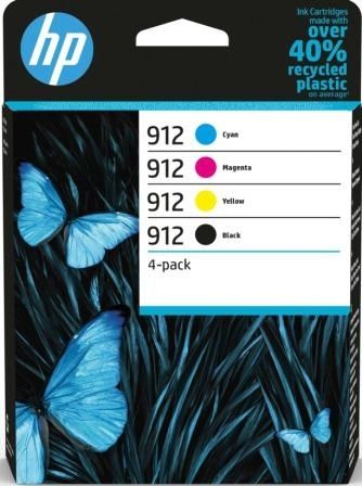 HP 912, Ink Cartridge Multipack, Officejet 8012, 8014, 8015, 8017- Original