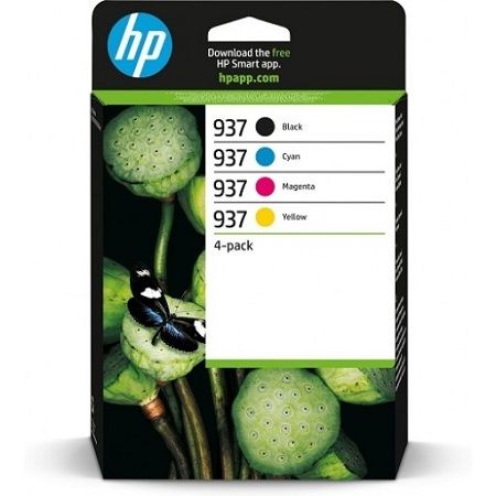 HP 937, Ink Cartridge Multipack, Officejet Pro 9110, 9120, 9130, 9135- Original