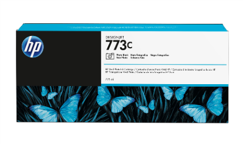 HP C1Q43A, Ink Cartridge Photo Black, DesignJet Z6600, Z6800- Original 