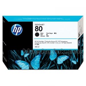 HP C4871A, No.80 Ink Cartridge HC Black- Original