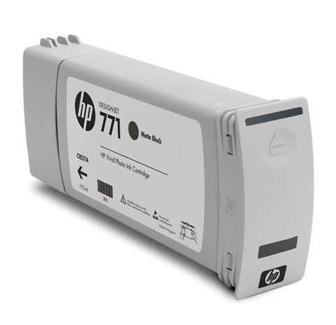 HP CE037A, 771 Ink Cartridge, Designjet Z6200 - Matte Black Genuine