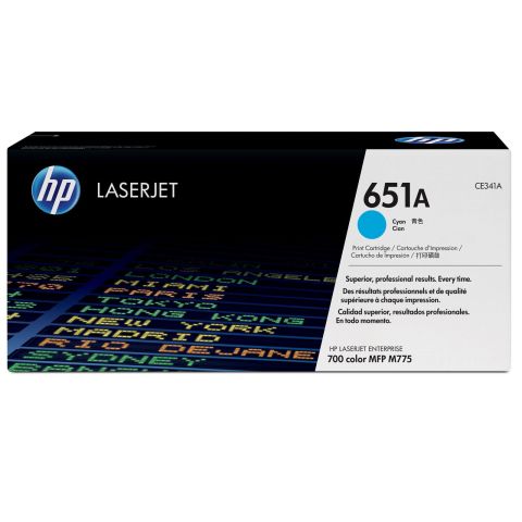 HP CE341A, Toner Cartridge Cyan, M775- Original 