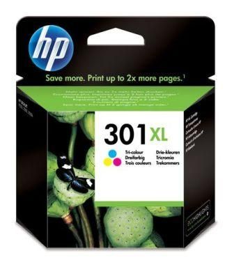HP CH564EE, 301XL, Ink Cartridge HC Tri-Colour, Deskjet 1010, 1050, 2050, 2510- Original