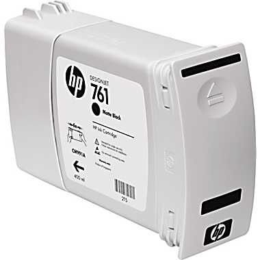 HP CM991A, Ink Cartridge Matte Black, 761, Designjet T7100- Original