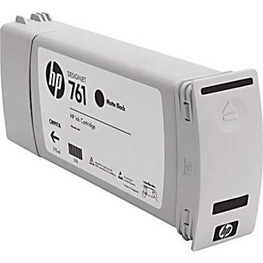 HP CM997A, Ink Cartridge HC Matte Black, 761, Designjet T7100- Original