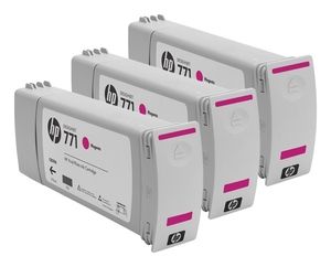 HP CR252A, 771 Ink Cartridge, Designjet Z6200 - Magenta Multipack Genuine