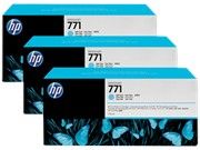 HP CR255A, 771 Ink Cartridge, Designjet Z6200 - Light Cyan Multipack Genuine