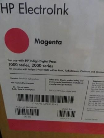 HP MPS-2133-43, Ink Cartridge Magenta, Indigo 1000, 2000- Original