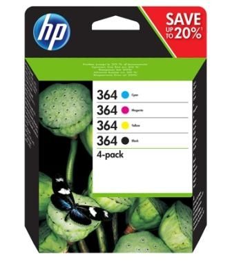 HP N9J73AE, 364, Ink Cartridge Black and Colour, Photosmart 5520, 5510, 5511, 5512- Original 