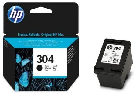 HP N9K06AE, 304, Ink Cartridge Black, Deskjet 2600, 2634, 3720, 3760- Original 