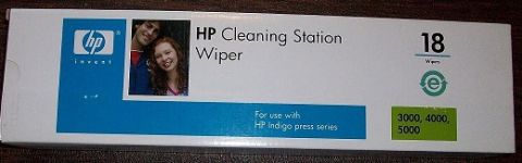 HP Q5201A, Cleaning Station Wiper x 18, Indigo 3000, 4000, 5000- Original