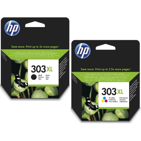 HP T6N04AE, T6N03AE, Ink Cartridge HC Black and Tri-Colour Multipack, 6230, 7130, 7134, 7830-   Original 