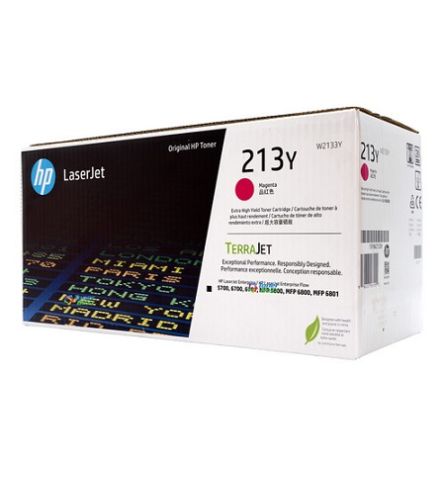 HP W2133Y, 213Y, Toner Cartridge Extra HC Magenta, Laserjet 5700, 6700, MFP5800, 6800- Original