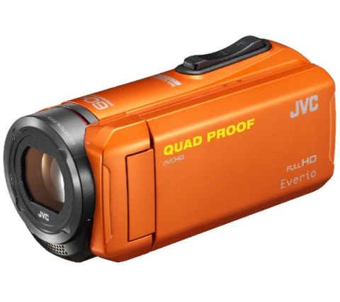 JVC GZ-R315DEU, HD Camcorder- Orange with Accessory Pack (16GB SDHC + bag)