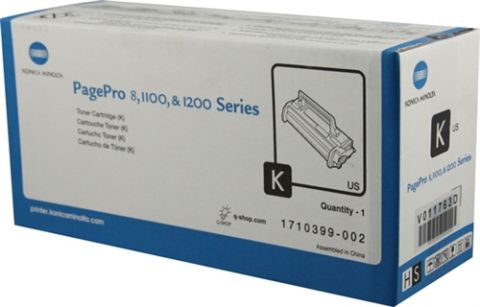 Konica Minolta 1710399-002, Toner Cartridge Black, PagePro 8, 1100L, 1200, 1250- Original 