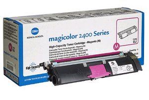 Konica Minolta 1710589-002 Toner Cartridge Magenta, Magicolor 2400, 2500 - Genuine