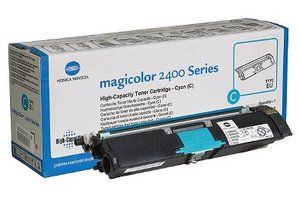 Konica Minolta 1710589-003 Toner Cartridge Cyan, Magicolor 2400, 2500 - Genuine