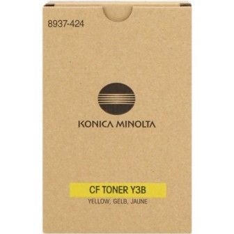 Konica Minolta 8937-424, Toner Cartridge Yellow, CF1501, CF2001- Original
