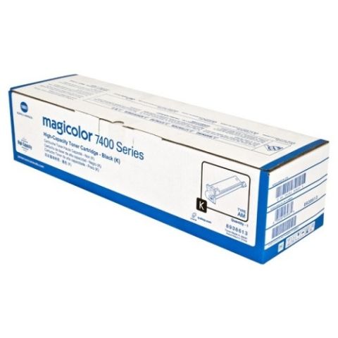 Konica Minolta 8938613, Toner Cartridge Black, MagiColor 7400, 7450- Original