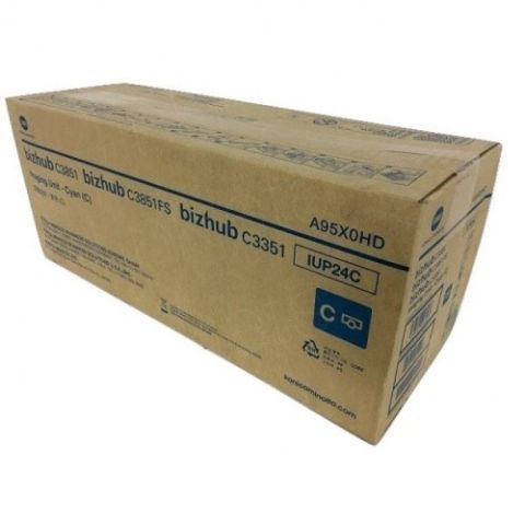 Konica Minolta IUP-24C, Imaging Unit Cyan, Bizhub C3351, C3851FS- Original