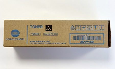 Konica Minolta AE1Y130, Toner Cartridge Black, Bizhub C3120- Original