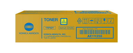 Konica Minolta AE1Y230, Toner Cartridge Yellow, Bizhub C3120- Original
