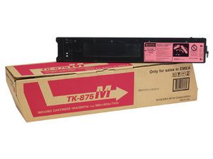 Kyocera Mita TK-875M, Toner Cartridge Magenta, TASKalfa 550C, 650C, 750C- Original