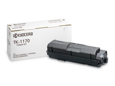 Kyocera TK-1170, Toner Cartridge Black, ECOSYS M2040dn, M2540dn, M2640idw- Original 