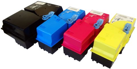 Kyocera TK-825 Toner Cartridge Value Pack, KM C2520, C2525, C3225, C3232, C4035 - 4 Colour Genuine