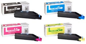 Kyocera TK-855 Toner Cartridge ValuePack, TASKalfa 400ci, 500Ci - 4 Colour Genuine
