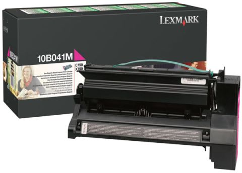 Lexmark 10B041M, Return Program Toner Cartridge Magenta, C750- Original