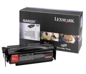 Lexmark 12A8320, Toner Cartridge Black, Optra T430- Original