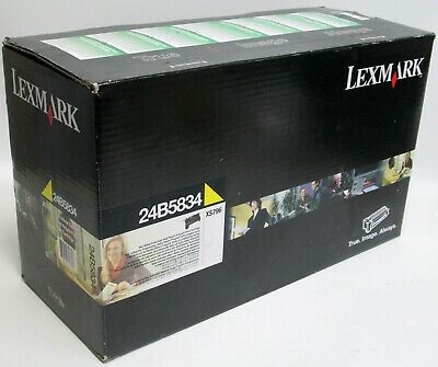 Lexmark 24B5834, Return Program Toner Cartridge Yellow, XS796- Original