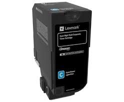 Lexmark 74C2HCE, Toner Cartridge Extra HC Cyan, CS720, CS725- Original