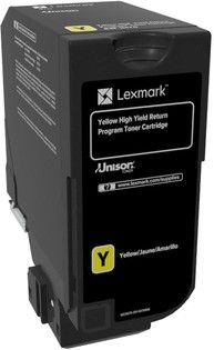 Lexmark 84C2HY0, Extra HC Return Programme Toner Cartridge Yellow, CX725- Original